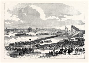VOLUNTEER REVIEW AT SEFTON PARK, LIVERPOOL, UK, 1867