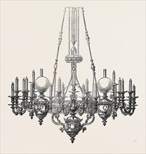 THE PARIS INTERNATIONAL EXHIBITION: CHANDELIER BY BARBEDIENNE, FRANCE, 1867