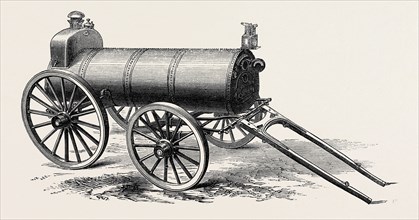 THE PARIS INTERNATIONAL EXHIBITION: PERKINS'S MILITARY PORTABLE STEAM OVEN, HEATED BY INTERNAL HOT