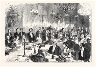 BANQUET GIVEN TO THE IMPERIAL COMMISSIONERS OF THE PARIS EXHIBITION BY THE FOREIGN COMMISSIONERS IN