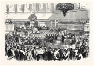 TRIAL OF THE FENIANS AT MANCHESTER: THE SPECIAL COMMISSION IN THE ASSIZE COURTHOUSE, UK, 1867