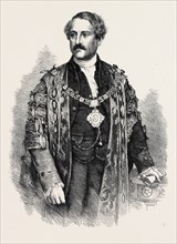 THE RIGHT HON. W.F. ALLEN, THE NEW LORD MAYOR OF LONDON, UK, 1867