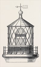 THE PARIS INTERNATIONAL EXHIBITION: J. DOUGLAS'S FIRST-ORDER LANTERN, FRANCE, 1867