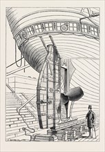 THE PARIS INTERNATIONAL EXHIBITION: LUMLEY'S PATENT RUDDER, FRANCE, 1867