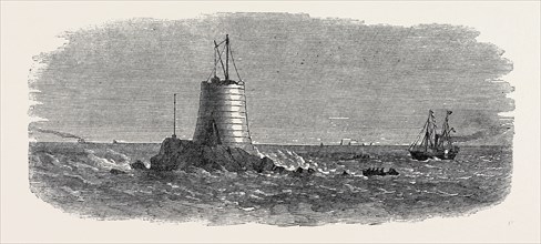 WOLF ROCK LIGHTHOUSE, 1867