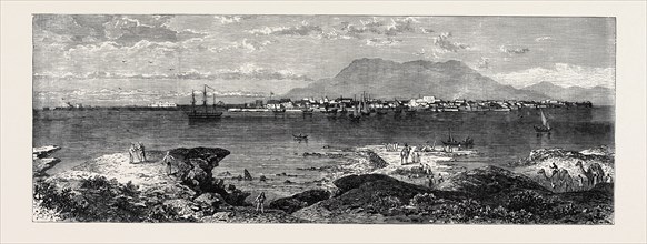 MASSOWAH, IN THE RED SEA, ONE OF THE LANDING-PLACES OF THE BRITISH EXPEDITION TO ABYSSINIA, 1867