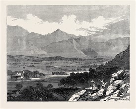 THE BRITISH EXPEDITION TO ABYSSINIA: SURVEYING CAMP AT WEAH, AND MOUTH OF THE TEKONDA PASS, 1867