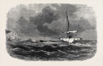 WRECK OF THE ROYAL MAIL COMPANY'S STEAMSHIP 'RHONE' OFF ST. PETER'S ISLAND, WEST INDIES, 1867