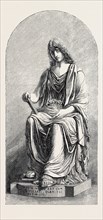 "MEMORY," MARBLE STATUE, BY W. BRODIE, R.S.A., THE INTERNATIONAL EXHIBITION, 1862