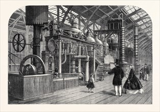 THE INTERNATIONAL EXHIBITION: SUGAR-REFINING APPARATUS OF MESSRS. CAILE AND CO. OF PARIS, 1862