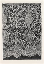 HONITON LACE FLOUNCE BY G.F. URLING, OF REGENT STREET, LONDON, THE INTERNATIONAL EXHIBITION, 1862