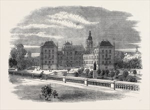 THE QUEEN'S VISIT TO GERMANY: THE DUCAL PALACE AND CHURCH OF ST, MORITZ, COBURG, 1862