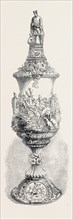 THE INTERNATIONAL EXHIBITION: CARVED IVORY CUP, BY F. BÃñHLER, IN THE ZOLLVEREIN DEPARTMENT, 1862