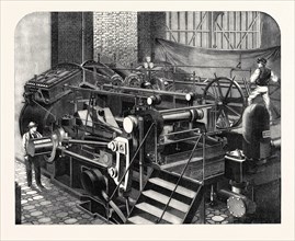 THE INTERNATIONAL EXHIBITION: MESSRS. MAUDSLAY'S ENGINES OF 800 HORSE POWER FOR THE VALIANT, 1862