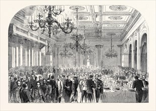 BANQUET GIVEN AT THE EXCHANGE, GOTTENBURG, ON THE OCCASION OF OPENING THE RAILWAY BETWEEN