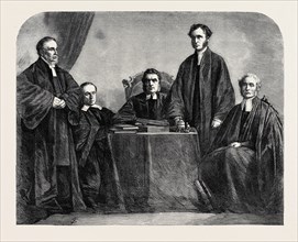 THE BISHOPS OF THE FIVE DIOCESES OF THE UNITED CHURCH OF ENGLAND AND IRELAND IN CANADA, 1862
