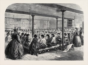 THE COTTON FAMINE: THE SEWING CLASS AT THE MANCHESTER AND SALFORD DISTRICT PROVIDENT SOCIETY'S