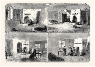 THE COTTON FAMINE: DWELLINGS OF MANCHESTER OPERATIVES, 1862