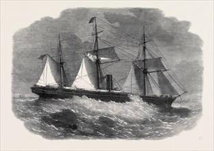 THE PENINSULAR AND ORIENTAL STEAM COMPANY'S NEW SHIP "POONAH", 1862