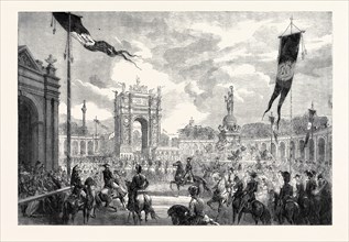 OPENING OF THE BOULEVARD DU PRINCE EUGÃàNE, AT PARIS, BY THE EMPEROR, 1862