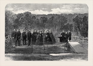 HER MAJESTY THE QUEEN PLANTING THE "PRINCE CONSORT'S OAK" IN WINDSOR GREAT PARK, 1862
