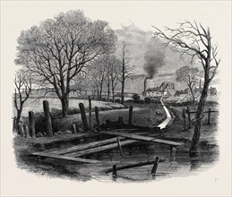 THE FATAL EXPLOSION AT ST. EDMUND'S MAIN COLLIERY, BARNSLEY: TRENCH CUT TO THE DEARNE AND THE DOVE