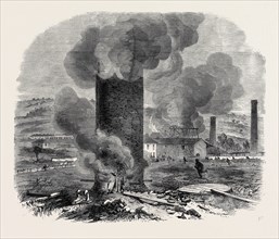 THE EXPLOSION AT EDMUND'S MAIN COLLIERY, BARNSLEY, 1862