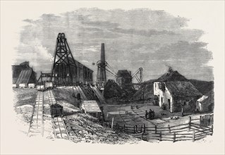 ASTLEY'S COLLIERY, DUKINFIELD, THE SCENE OF THE RECENT FATAL EXPLOSION, 1866