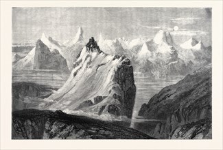 "THE MOUNTAINS OF THE OBERLAND, FROM THE FAULHORN," BY COLLINGWOOD SMITH, IN THE EXHIBITION OF THE
