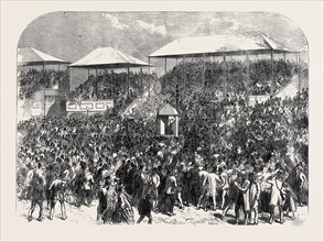 THE DERBY DAY: SHOWING THE NUMBERS, UK, 1866
