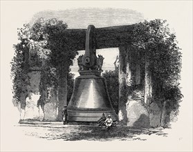 THE MENGOON BELL, MANDALAY, BURMAH, 1866
