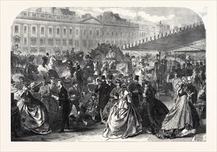 REGENT STREET IN THE SEASON, LONDON, UK, 1866