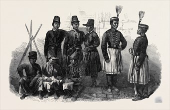 AMAZONS OF THE KING OF SIAM'S GUARD, 1866