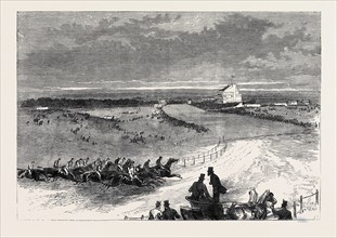 THE RACE FOR THE CITY AND SUBURBAN HANDICAP AT EPSOM: TATTENHAM CORNER, UK, 1866