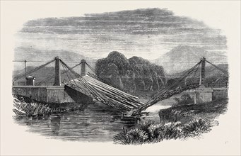 WRECK OF THE VICTORIA BRIDGE, NATAL, SOUTH AFRICA, 1866