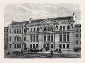 FRONT OF THE NEW FREEMASONS' HALL, GREAT QUEEN STREET, LINCOLN'S INN FIELDS, 1866