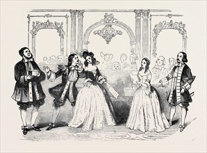 SCENE FROM THE OPERA OF "THE CROWN DIAMONDS," AT THE PRINCESS' THEATRE.