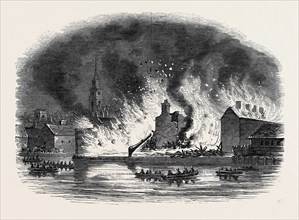 THE GREAT FIRE AT GRAVESEND