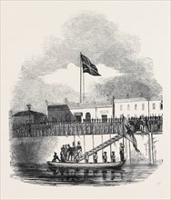 DEPARTURE OF THE EMPEROR OF RUSSIA, THE EMBARKATION AT WOOLWICH