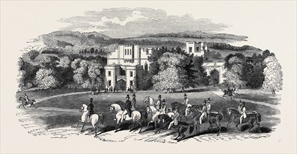 VISIT OF THE KING OF THE FRENCH TO QUEEN VICTORIA: THE GRAND LAWN AND DRIVE IN FRONT OF VICTORIA