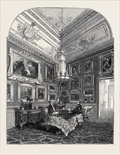 VISIT OF THE KING OF THE FRENCH TO QUEEN VICTORIA: THE KING'S CLOSET, WINDSOR CASTLE