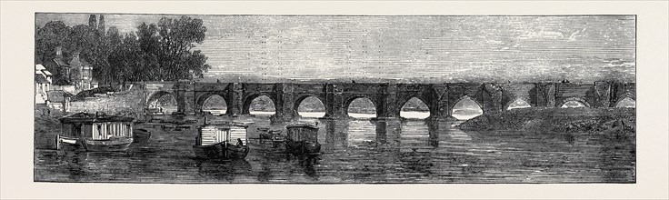 OLD NOTTINGHAM BRIDGE, 1871