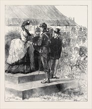 PRINCESS LOUISE PRESENTING THE PRIZES AT WIMBLEDON, 1871