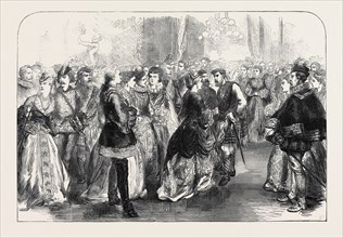 THE WAVERLEY BALL AT WILLIS'S ROOMS, 1871