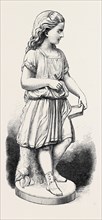 "YOUNG ENGLAND'S SISTER," BY G. HALSE IN THE ROYAL ACADEMY EXHIBITION, 1871