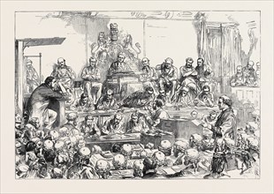 THE TICHBORNE TRIAL: SKETCH IN COURT, 1871