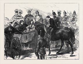 THE FRENCH PRINCE IMPERIAL AT QUEEN VICTORIA'S REVIEW, IN BUSHEY PARK, 1871