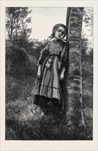 "A BRETON GIRL, EVENING," BY F.J. SKILL, 1871