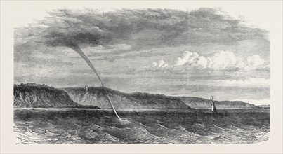 WATERSPOUT SEEN BETWEEN BOURNEMOUTH AND POOLE, 1871