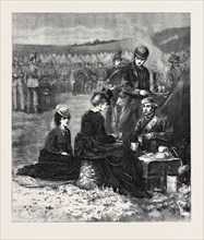 THE AUTUMN CAMPAIGN: AN EARLY BREAKFAST IN CAMP, 1871